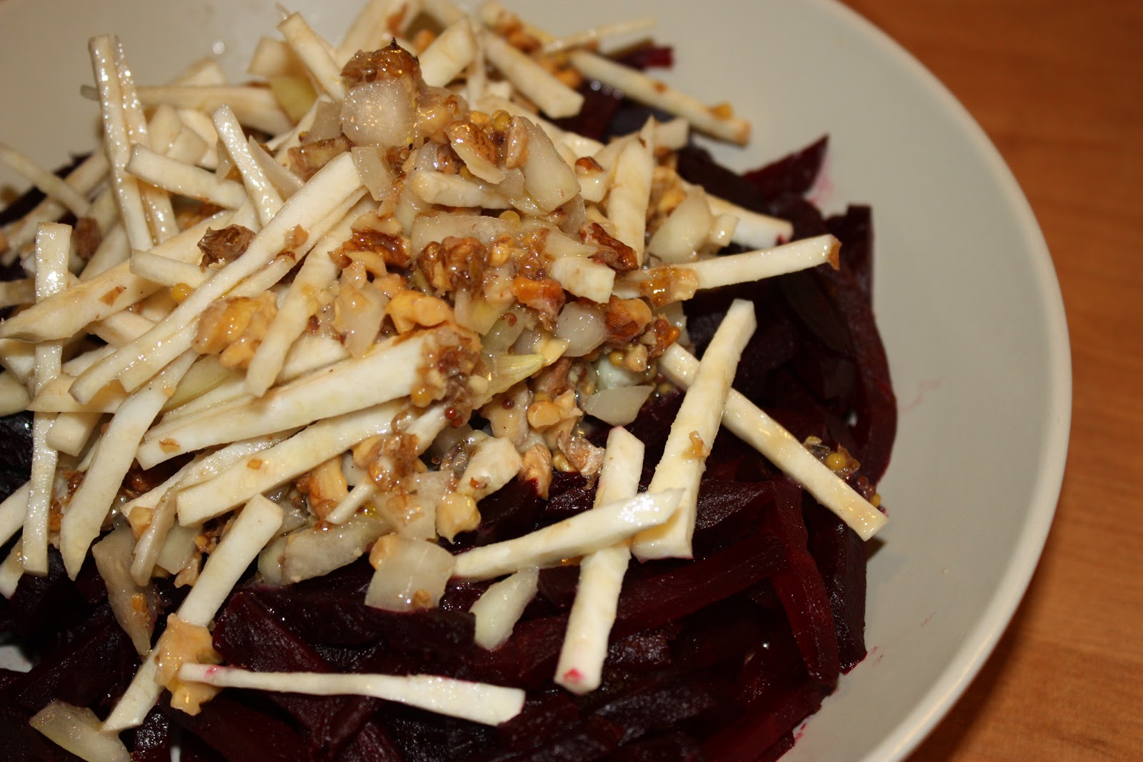 Roasted Beet Celery Root Salad Polish Housewife