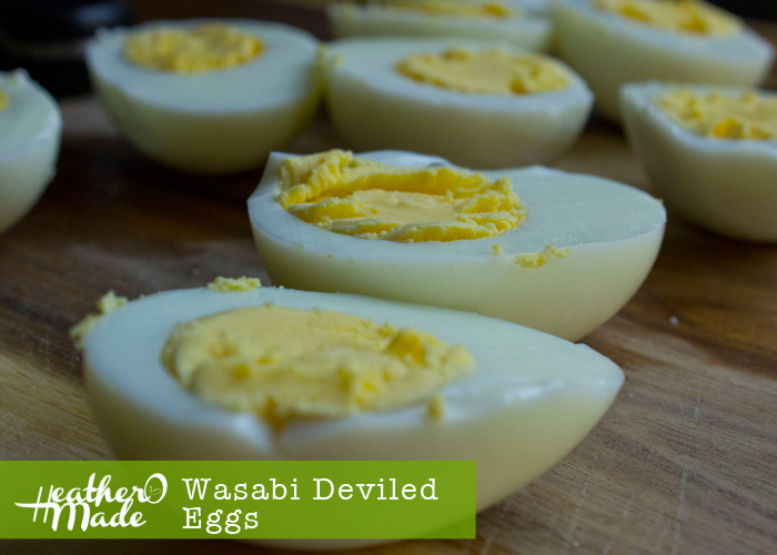Heather O Made Wasabi Deviled Eggs