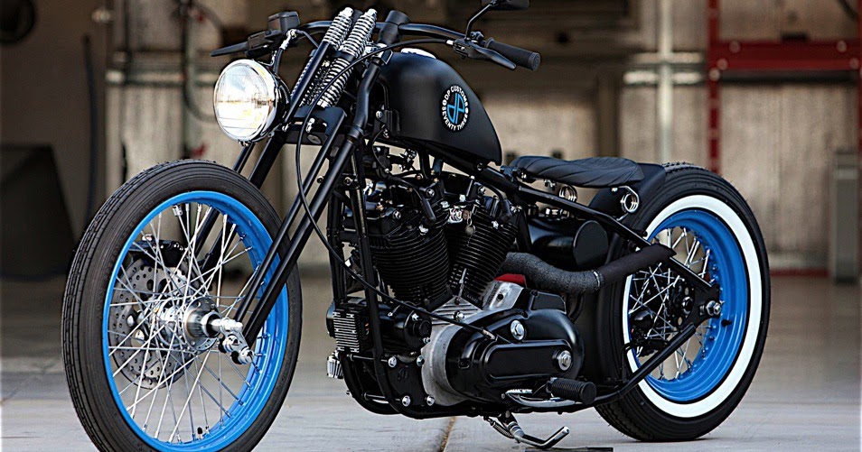 РњРѕС‚РѕС†РёРєР» Harley Davidson Blue Edition