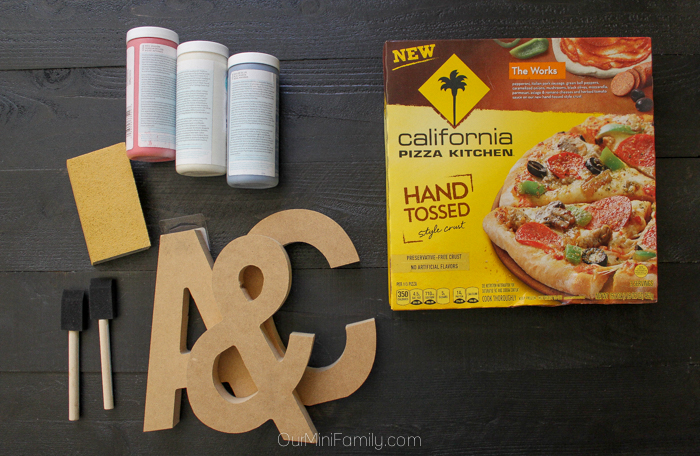 Date Night Idea Painting Patriotic Letters Our Mini Family