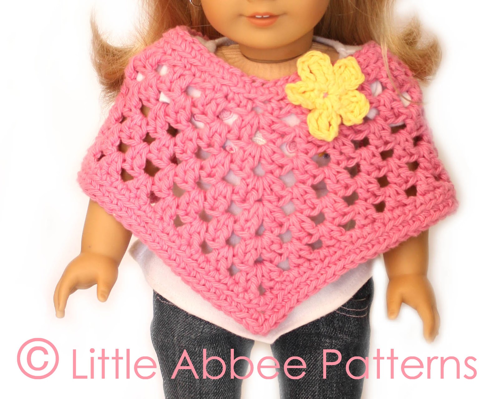 Doll Poncho Pattern