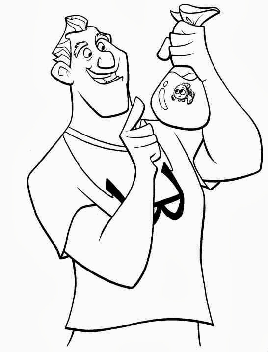 nemo coloring pages free title=