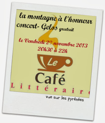 café littéraire spécial montagne à Gelos