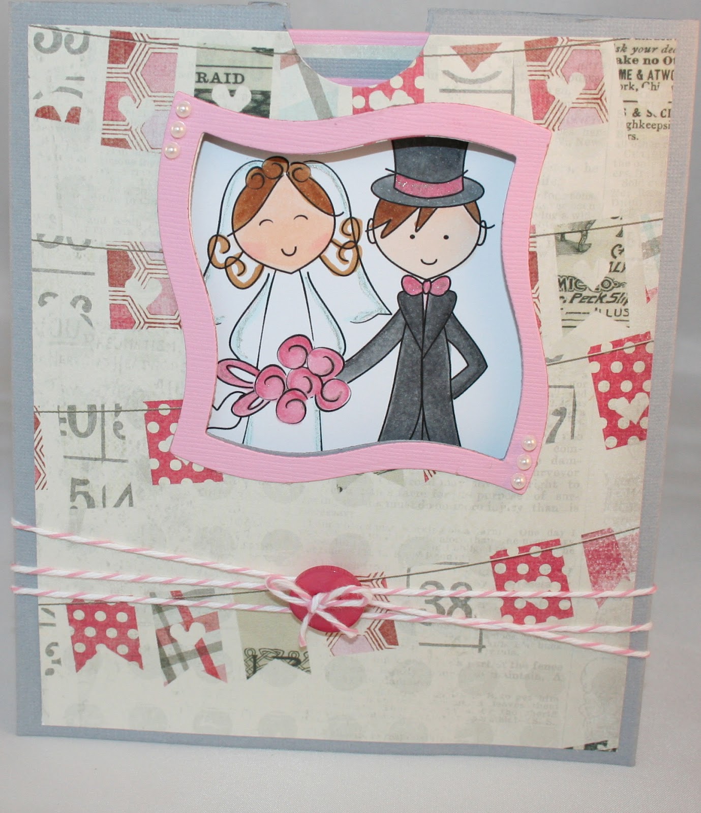Angies Originals: Bridal Shower gift card holder