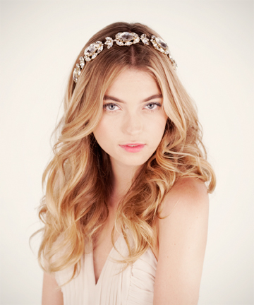 Celebrity Fashion Designer Wedding Hair Accessories