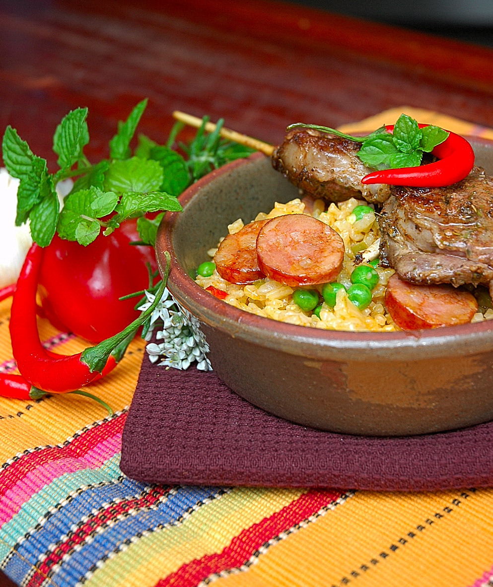 Ovenbaked Risotto with Lamb "Espetada's" My Easy Cooking