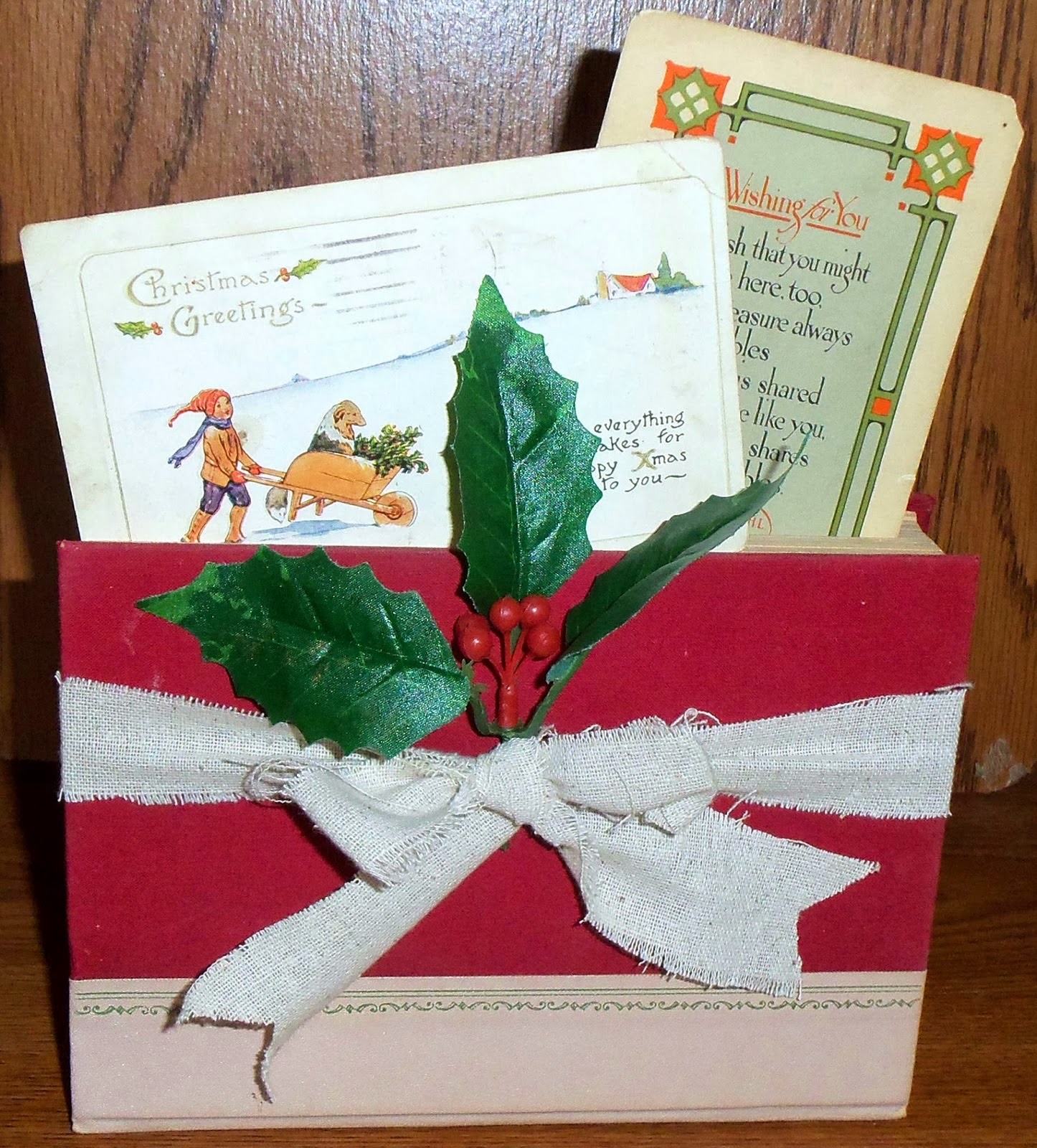 live. love. scrap.: Christmas Projects Made From Vintage Books