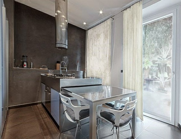 10 Estupendas fotos de cocinas pequeñas - Colores en Casa