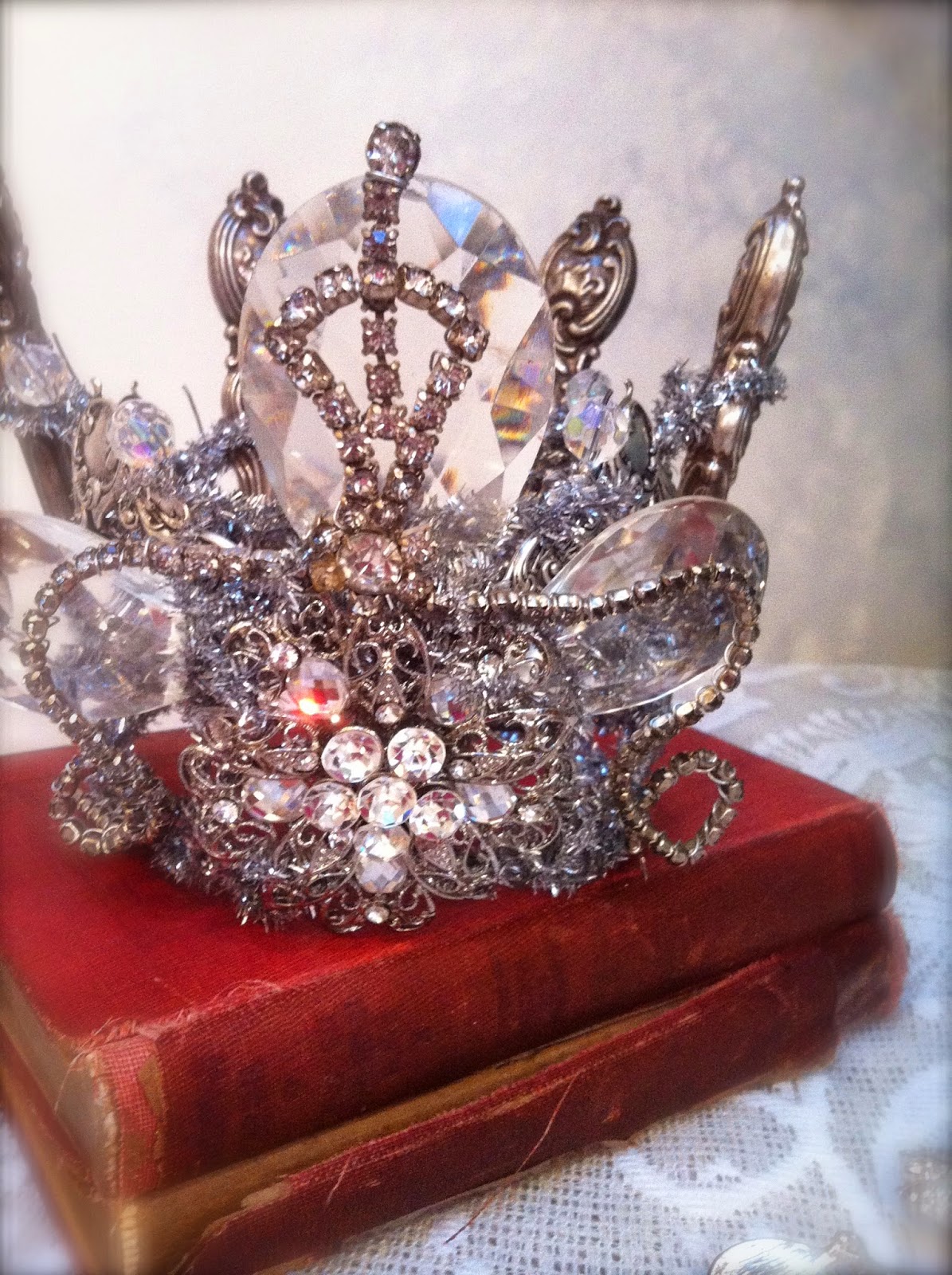 Crowning Glory a Mixed Media Crown Making Class!! The Pink Pixie Forest