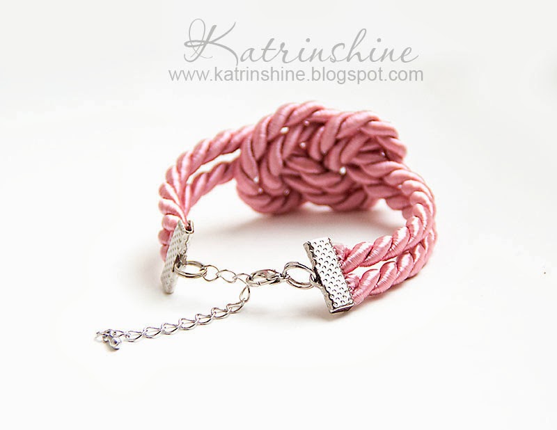 Katrinshine Knotted cord bracelet DIY