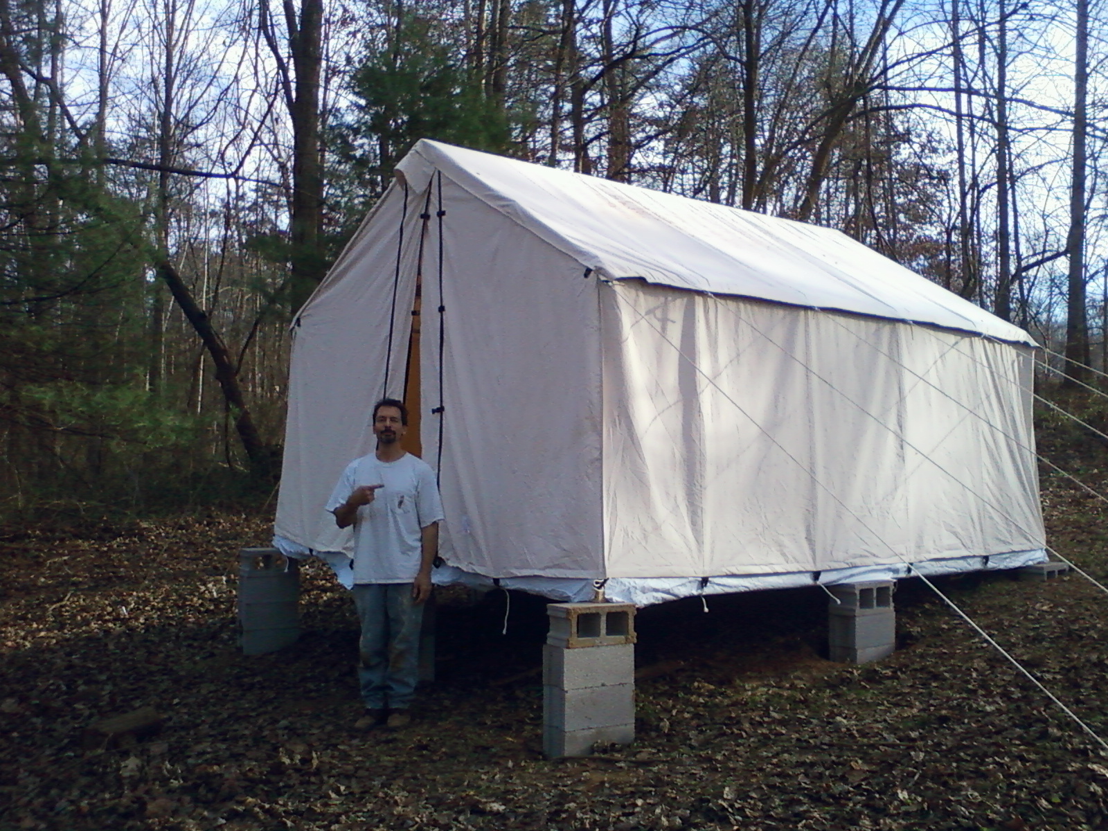 Ozark Trail North Fork Wall Tent Setup