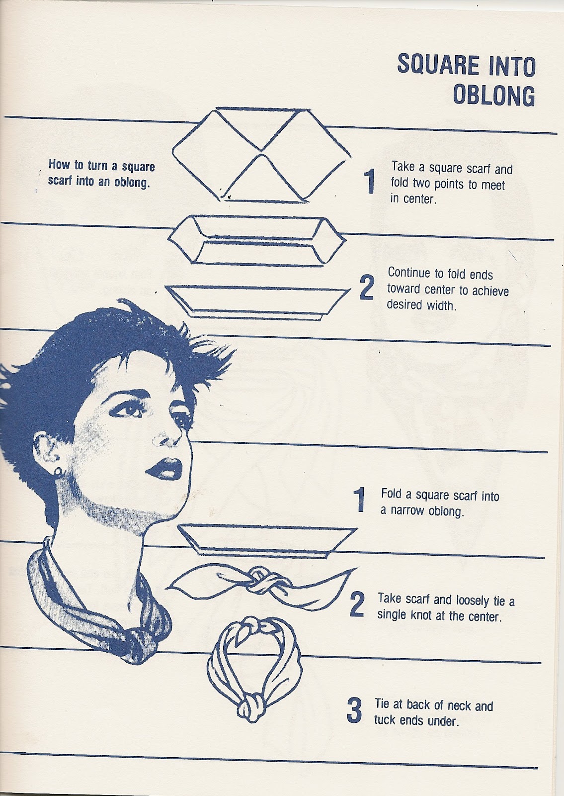 236 Vintage How to Tie a Scarf
