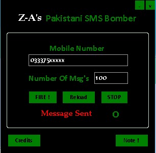 Pak SMS Bomber