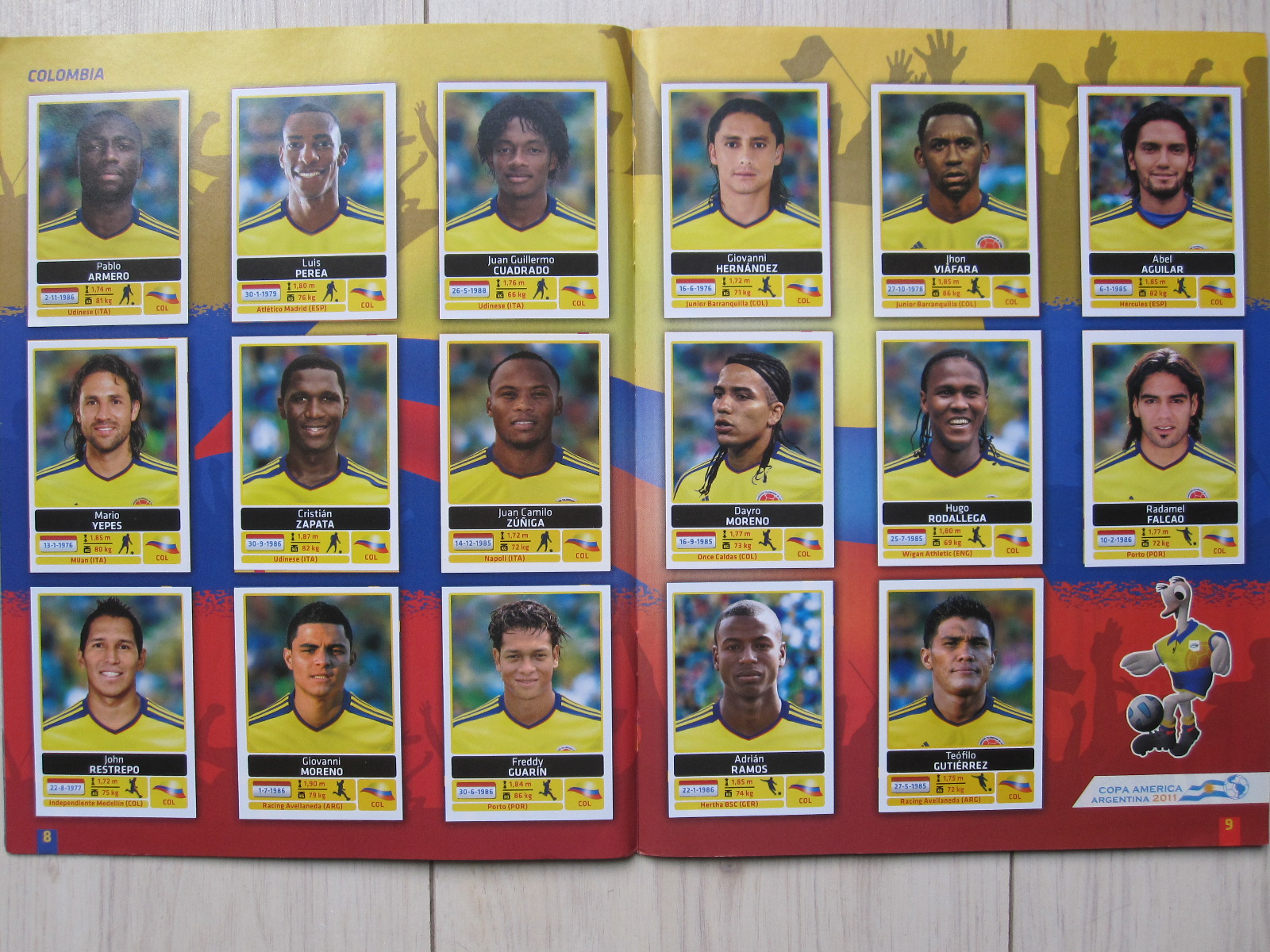 Only Good Stickers Panini Copa America 2011