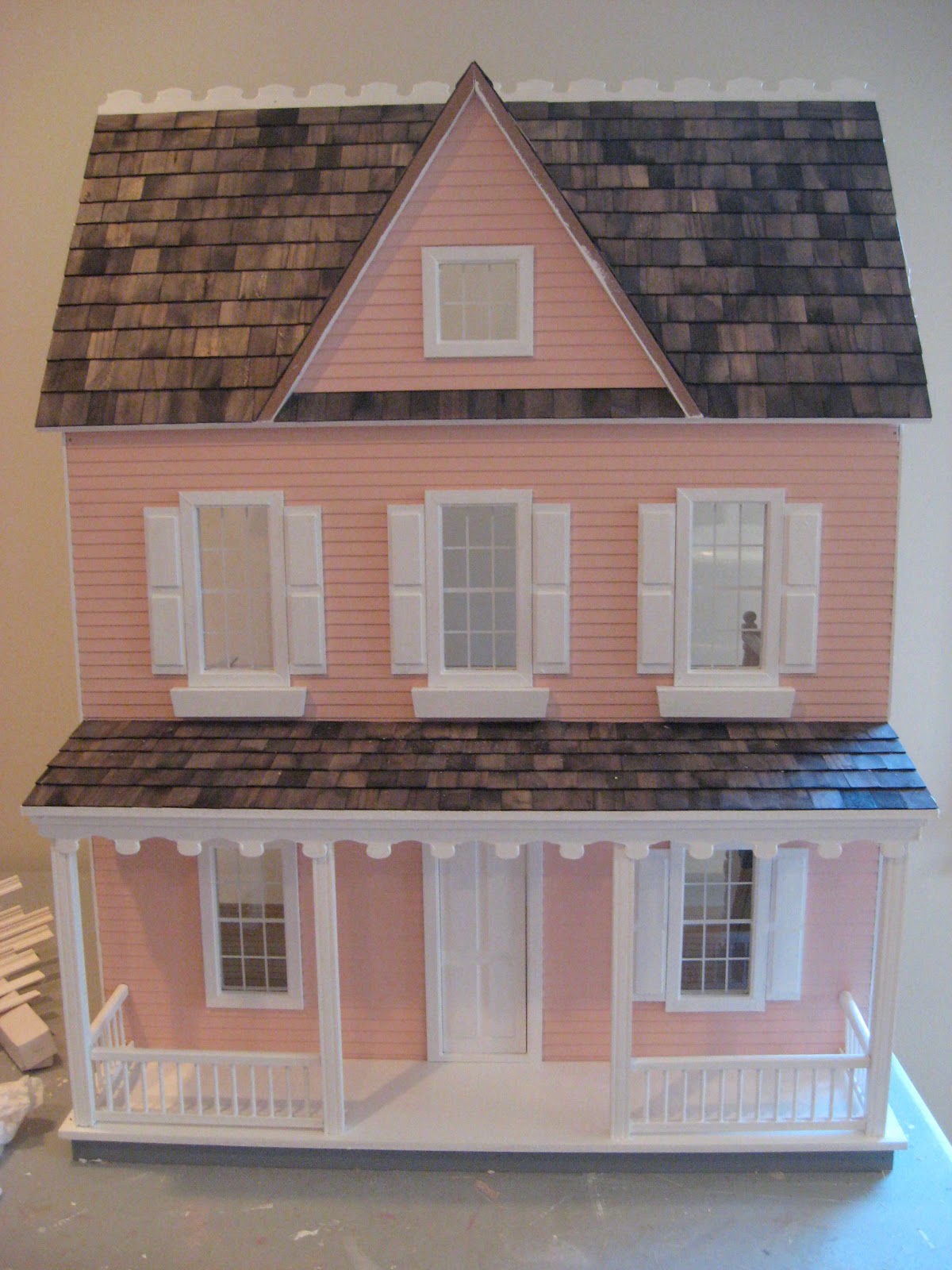 Little Darlings Dollhouses Building the Vermont Farmhouse Dollhouse
