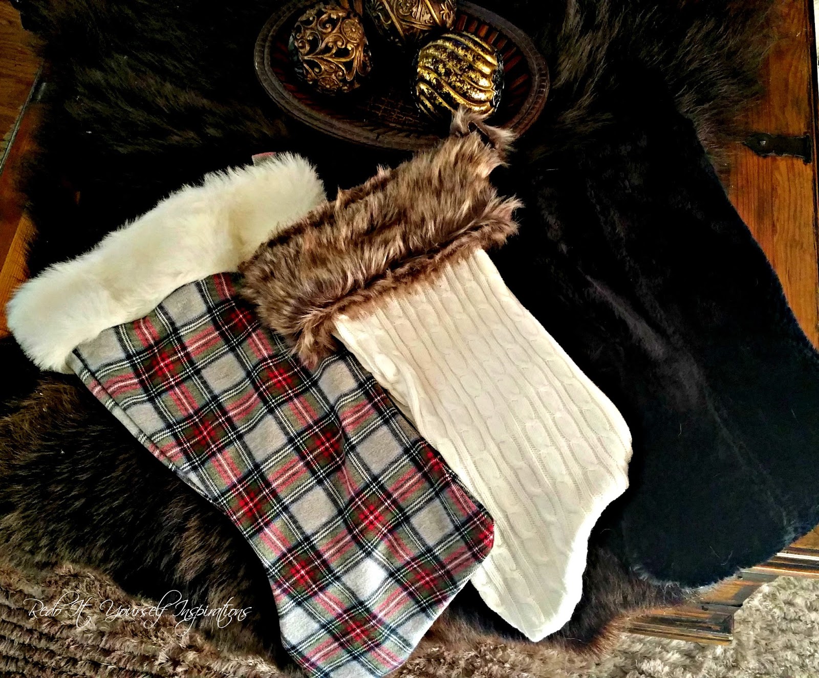 Easy Knock Off Stockings Redo It Yourself Inspirations Easy Knock