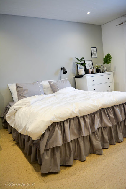 makuuhuone fullmoon kampapuuvilla lakana petivaatteet hektar tauluhylly sisustus pallovalot