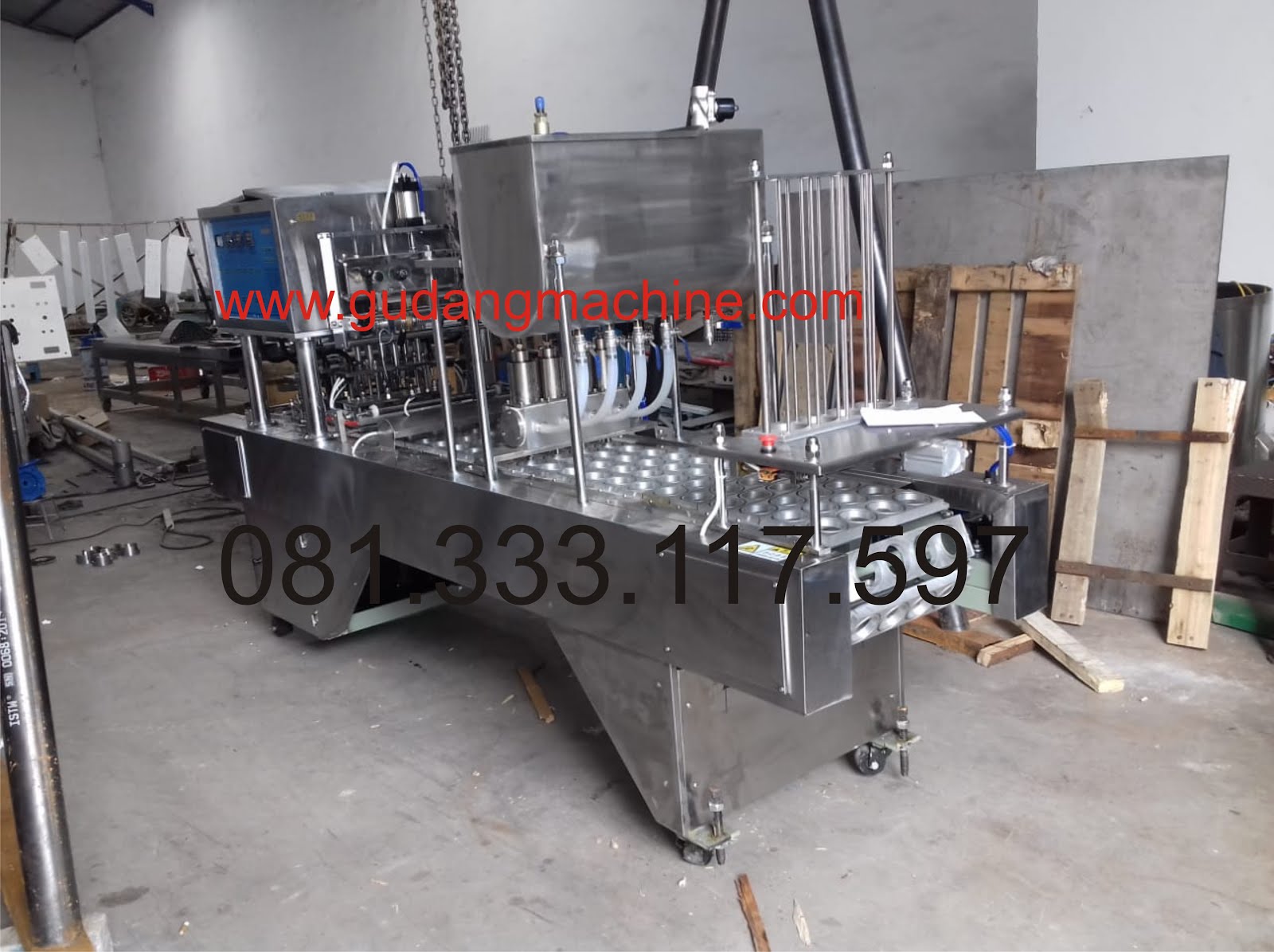 Automatic Cup Sealer 4 Line Pneumatic System
