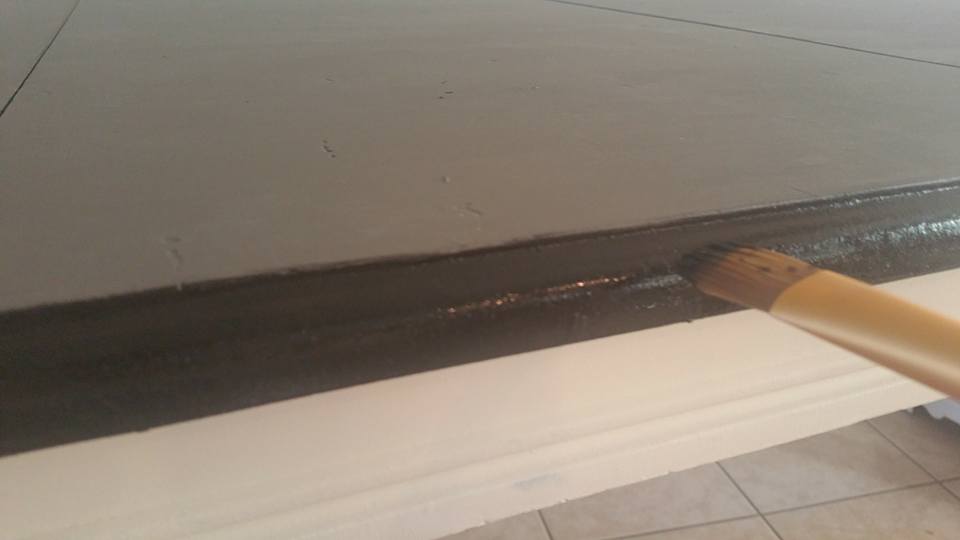 Simply Serendipity Kitchen Table Wood Grain Technique Creating a