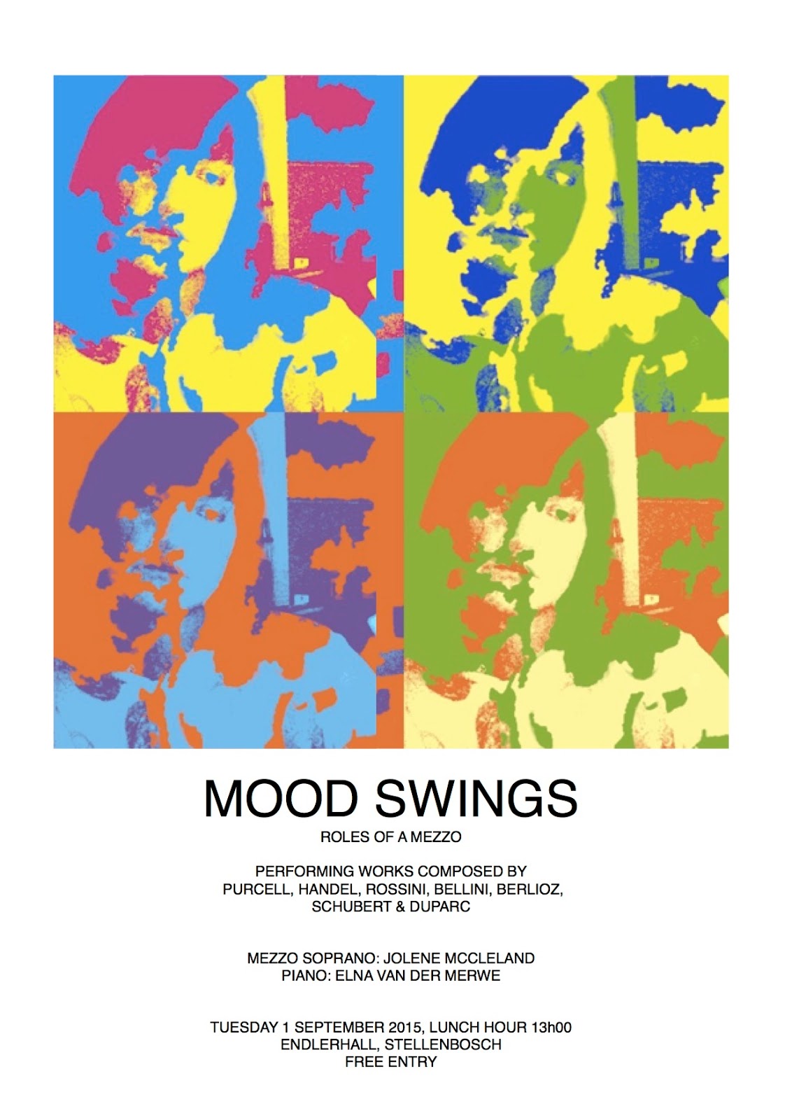 Jolene McCleland MOOD SWINGS Solo Concert Endler Hall with Elna