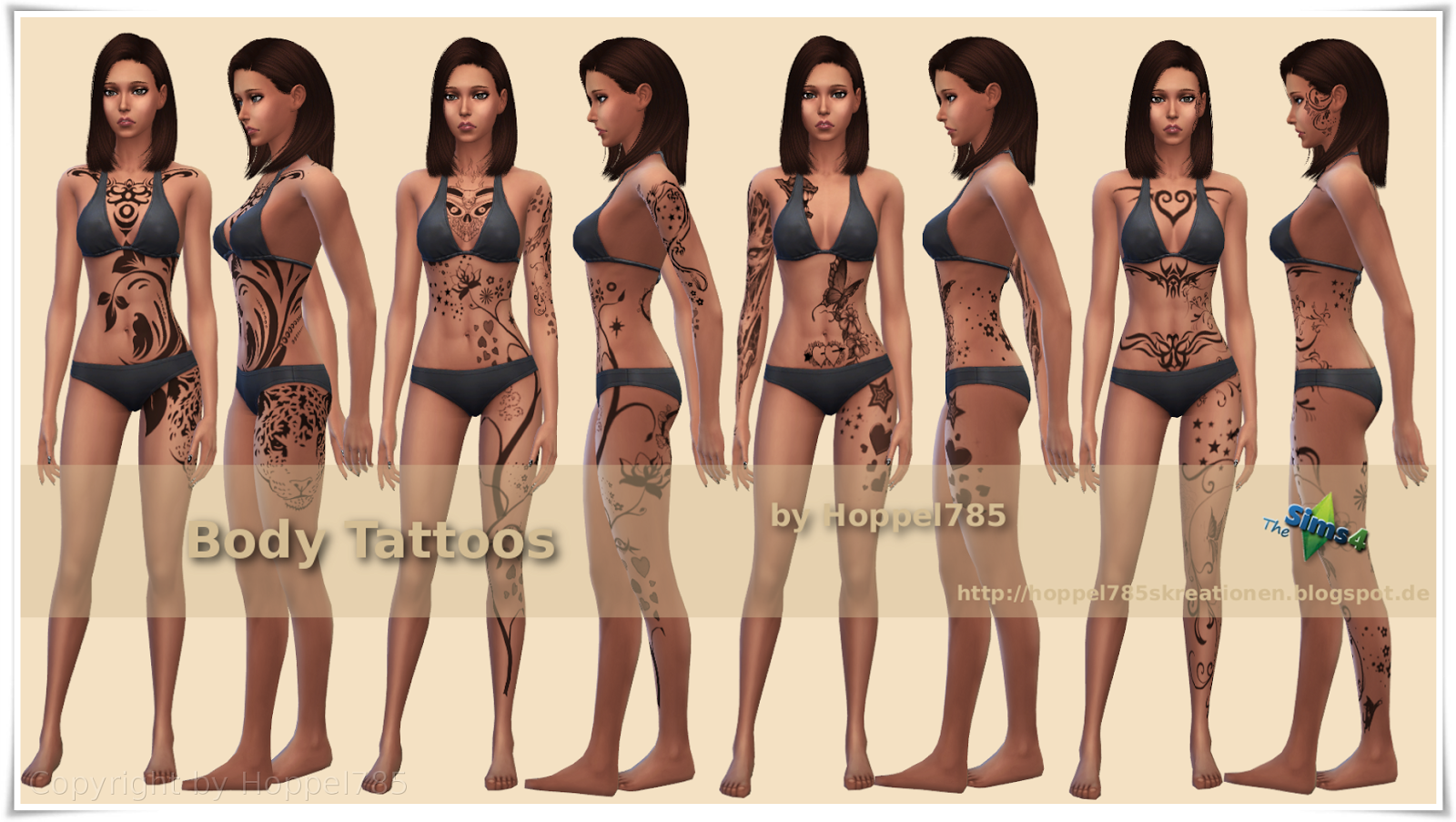 sims -  The Sims 4:  Татуировки - Страница 2 1