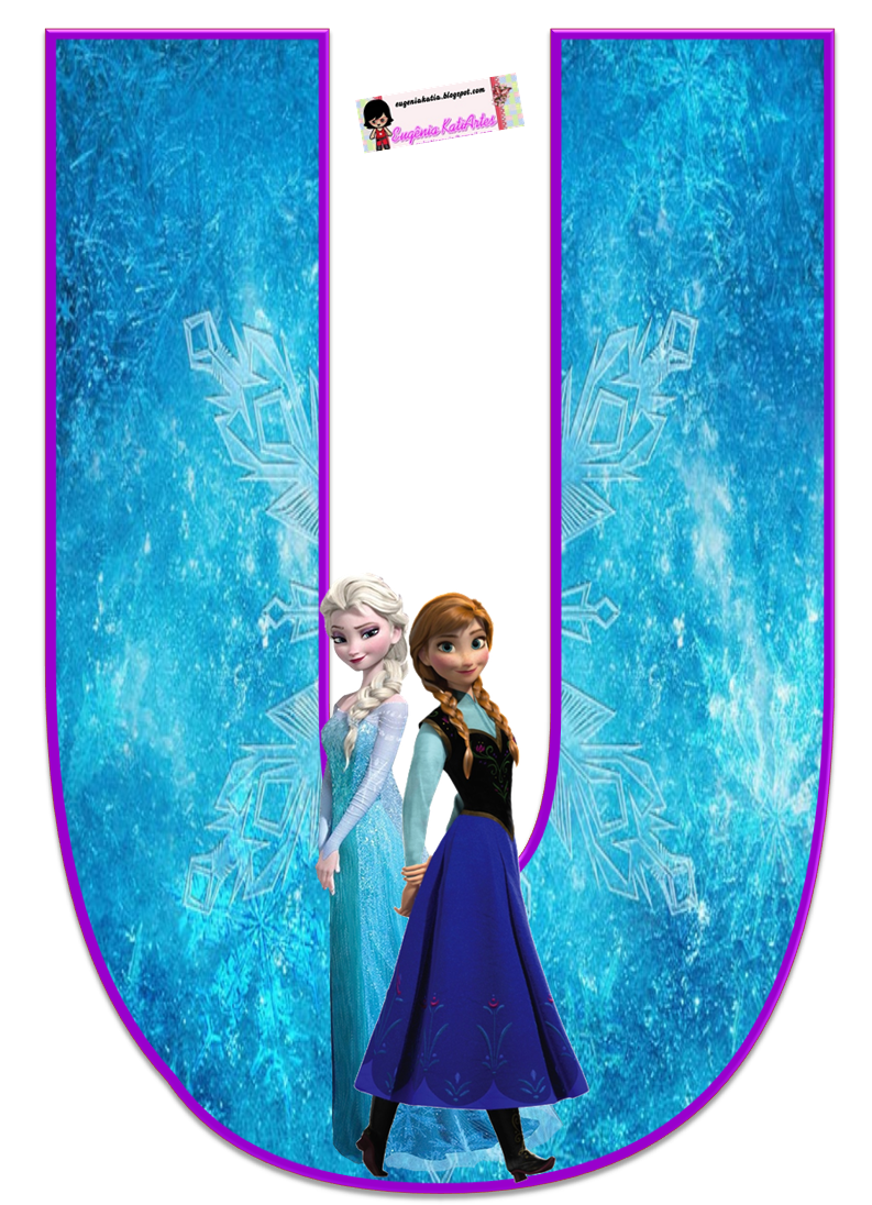 Frozen: Bello Alfabeto Gratis de Elsa y Ana. | Oh my Alfabetos!