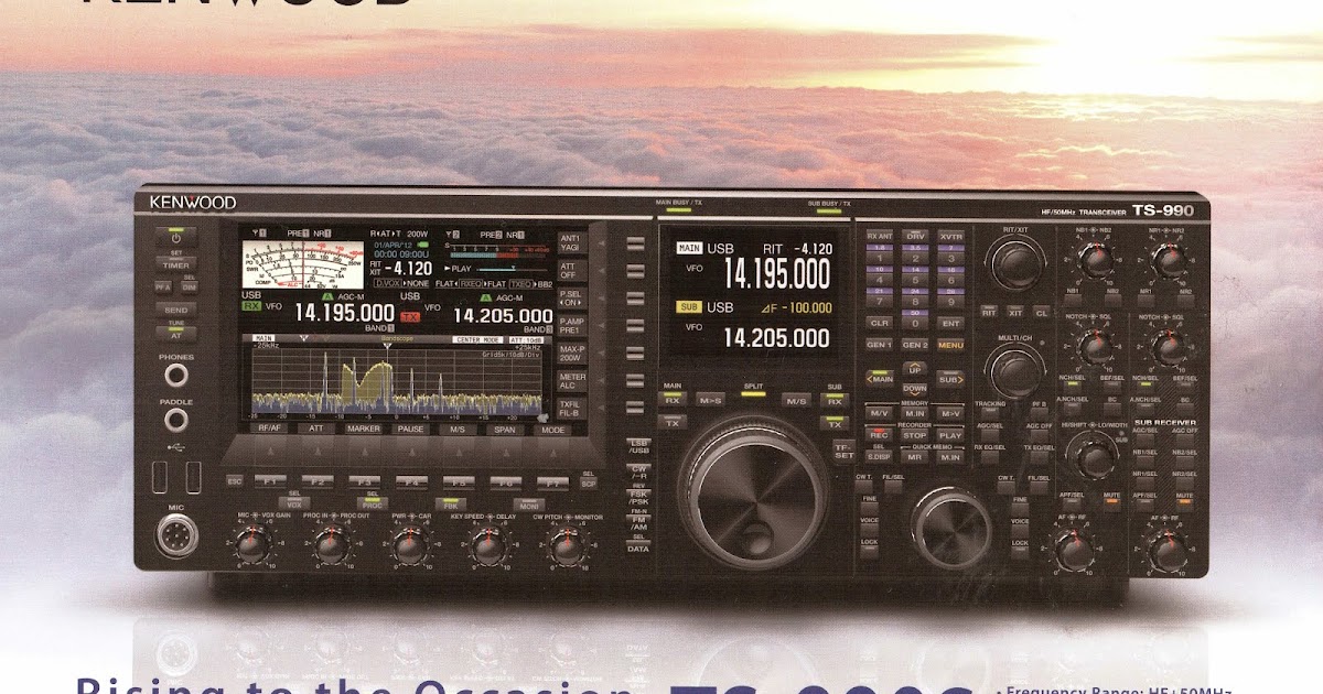 Transmitter HF transceiver Made in China Kenwood TS990S revealed