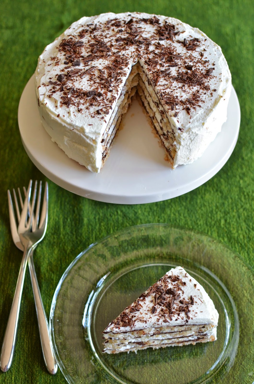 Playing with Flour Chocolatealmond meringue torte