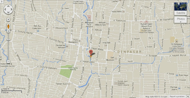 Jalan Sulawesi Denpasar Bali Location Map,Location Map of Sulawesi street/Jalan Sulawesi Denpasar Bali,Sulawesi street Denpasar Bali accommodation destinations attractions hotels map photos