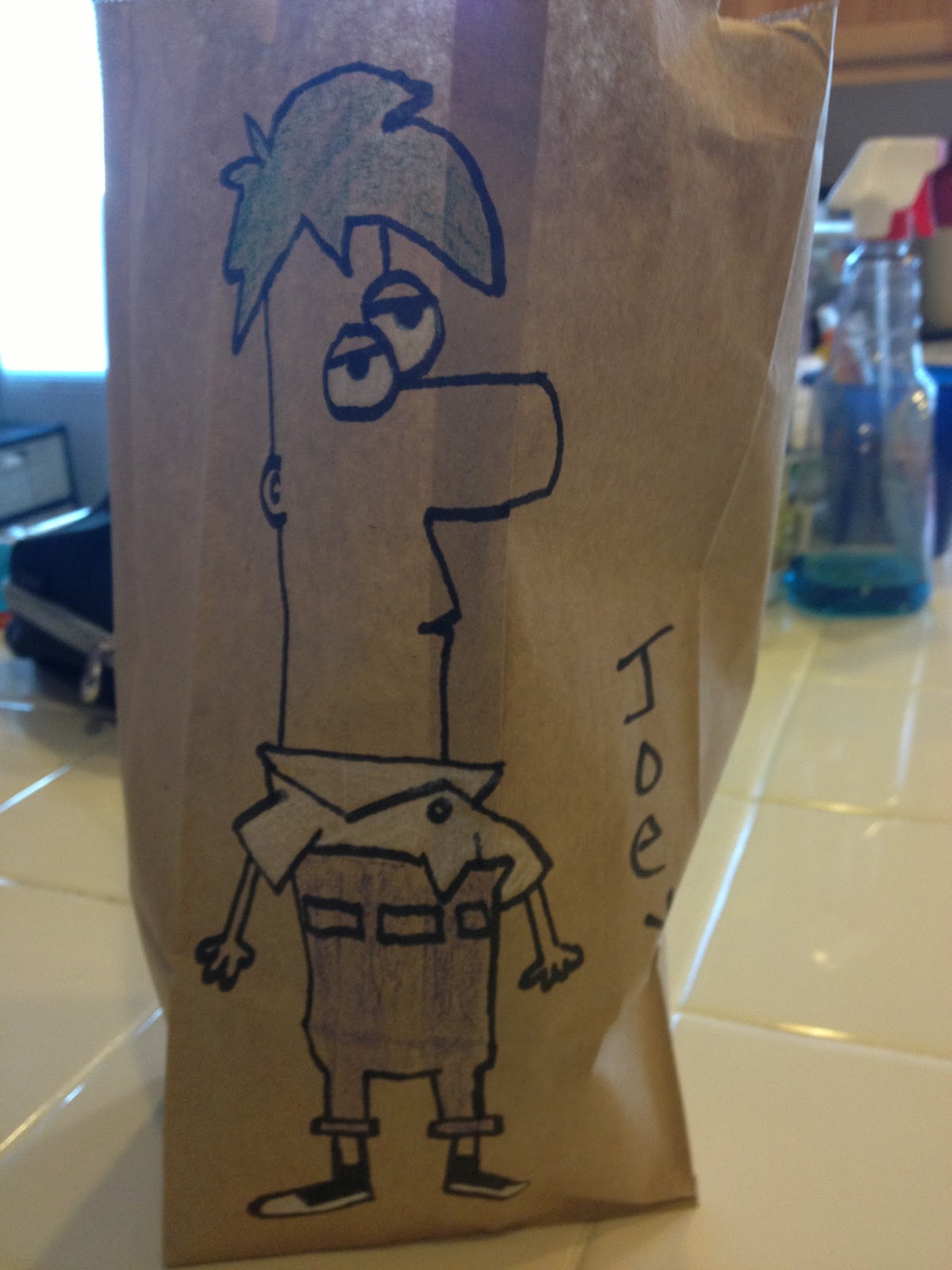 Blended. Shaken. And Stirred. Daddy's Lunch Bag Art 1st Grade So Far