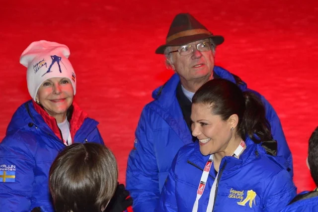King Carl Gustaf of Sweden and Queen Silvia of Sweden, Crown Princess Victoria of Sweden, Prince Carl Philip of Sweden and Sofia Hellqvist