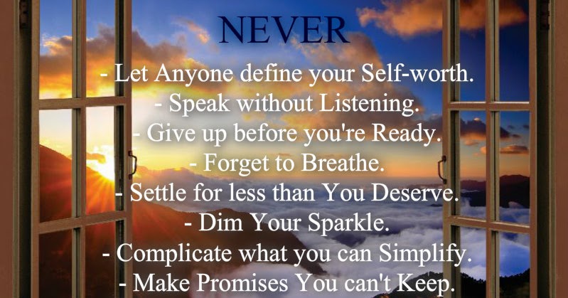 Everyday HOPE and Quotes : No one can make us feel inferior without our