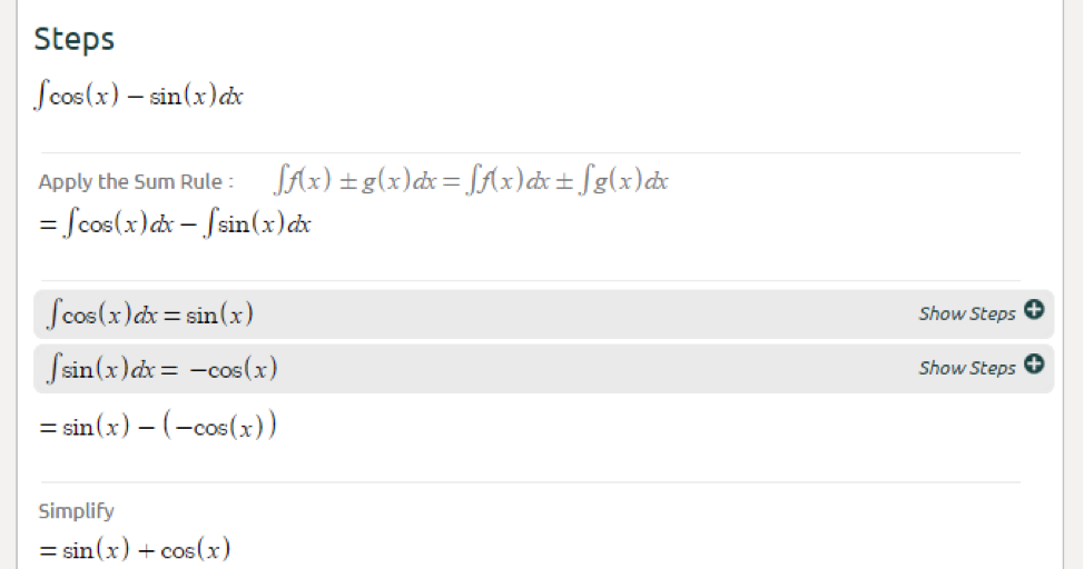 Symbolab Blog Advanced Math Solutions Integral Calculator, common