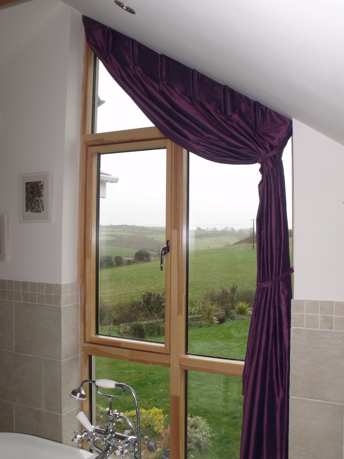 Handmade Roman Blinds Silk Handmade Pinch Pleat Italian Strung