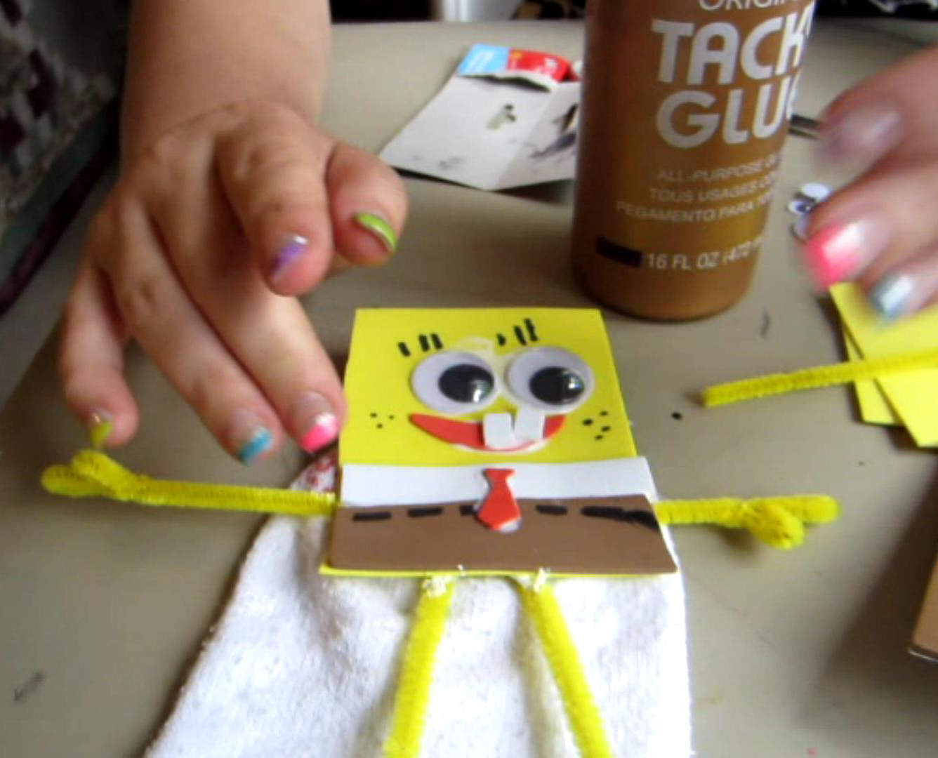 spongebob hand puppet