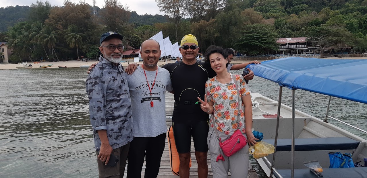 Partial swim around Perhentian Besar and Kecil