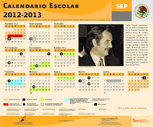 CALENDARIO ESCOLAR 2012-2013