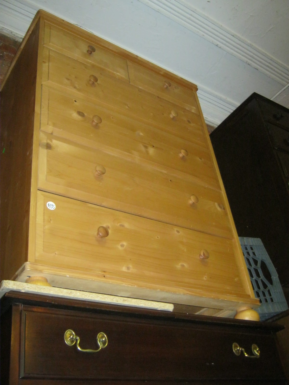Uhuru Furniture Collectibles Tall Pine Dresser Sold