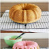 Pistachio Cake with Cherry Icing