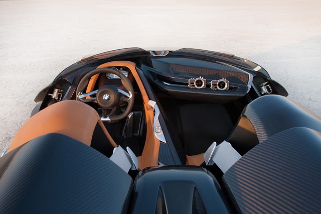 Concept BMW 328 Hommage interior Concept BMW 328 Hommage