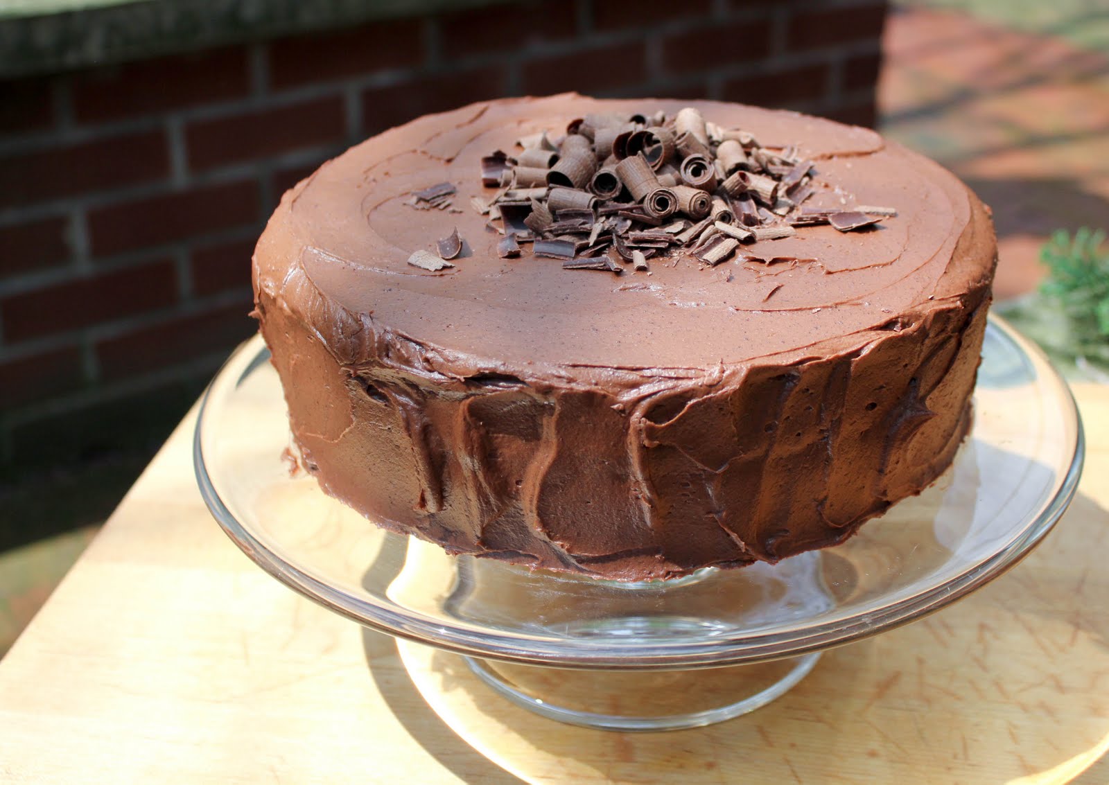 Moist Chocolate Cake with Chocolate Buttercream Frosting