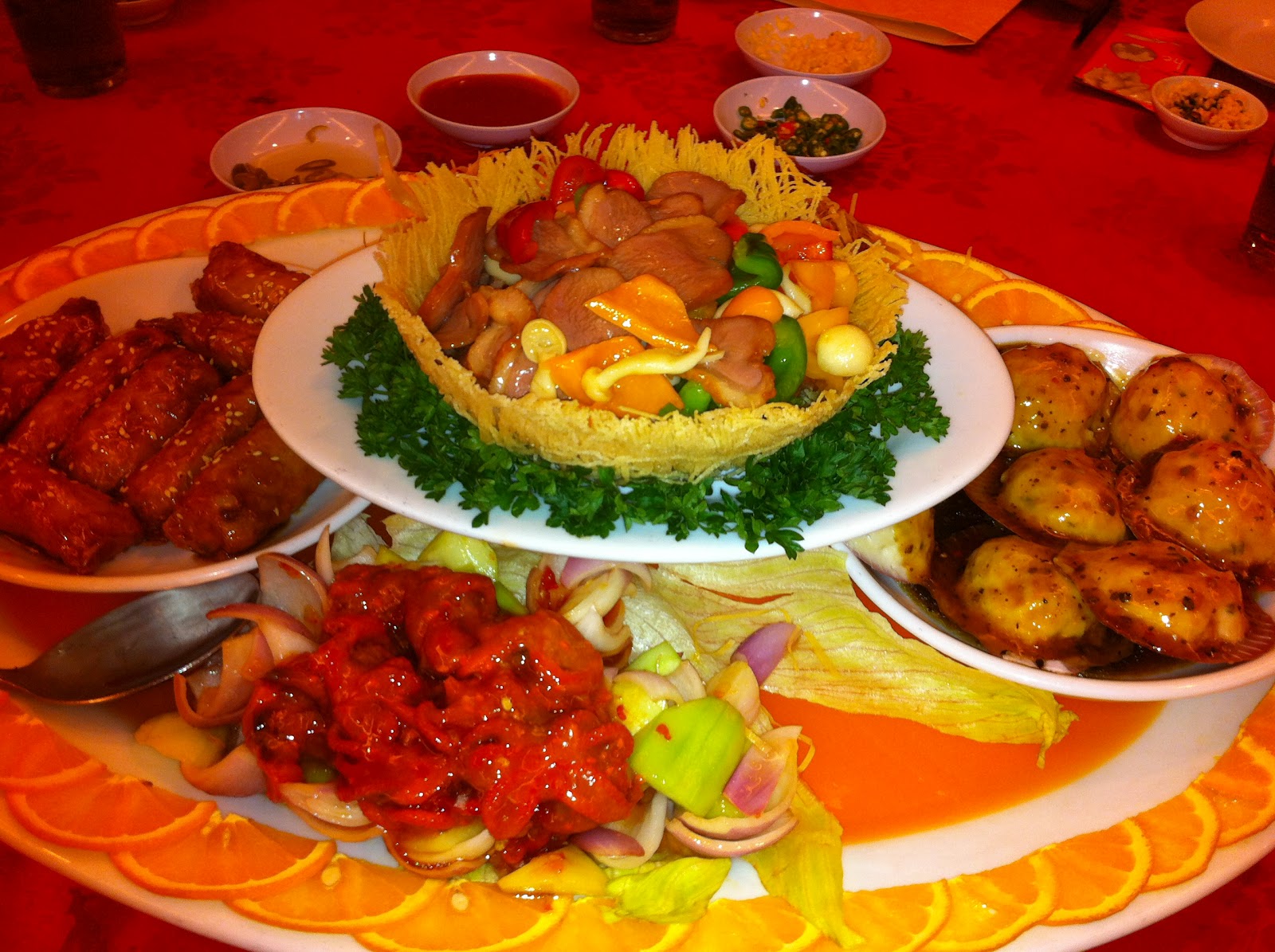 Jason's Food Haven Eight Course Meal at Prosperous Restaurant