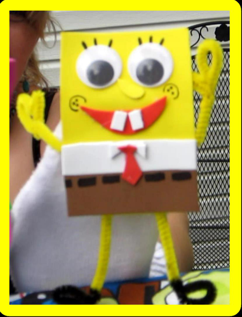 spongebob hand puppet