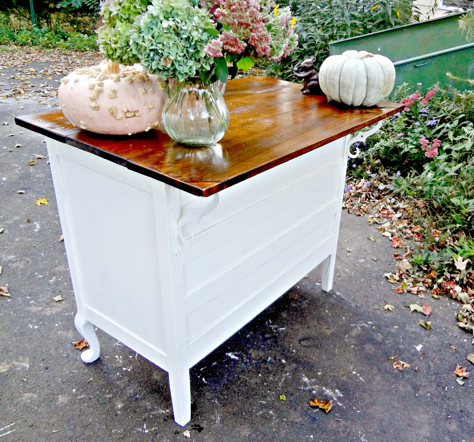 Heir and Space: Antique Dresser Turned Kitchen Island