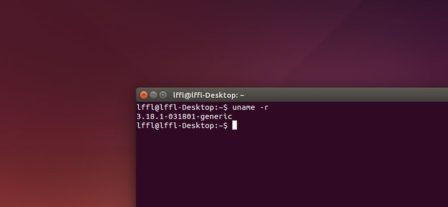 Linux 3.18.1 in Ubuntu