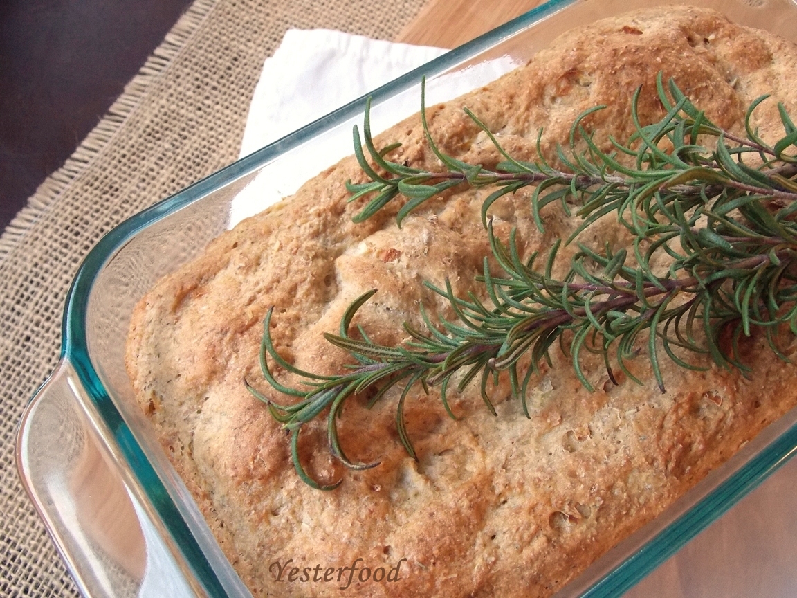Yesterfood Herb and Onion Bread 1972 (No Knead)