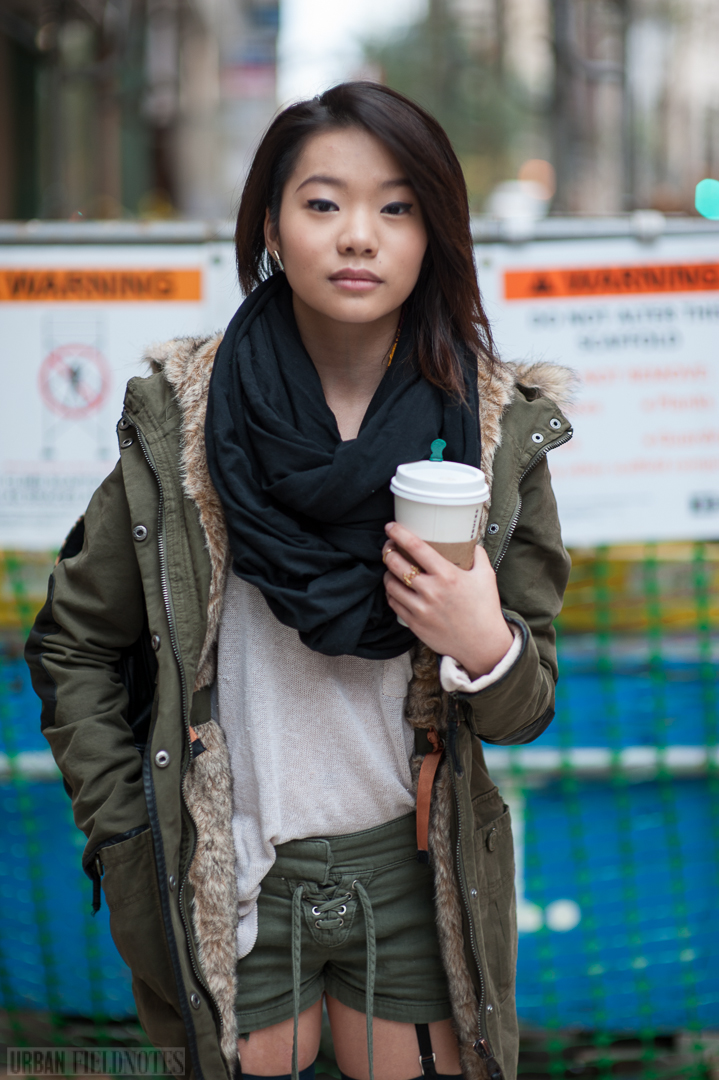 Urban Fieldnotes Philadelphia Street Style Mina in Zara and American