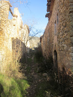 calle abandonada finestres huesca