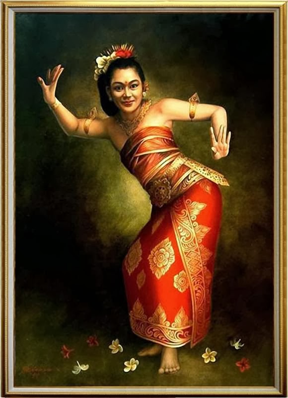 28 Karya Lukisan Tarian Bali yang Artistik Seni Rupa