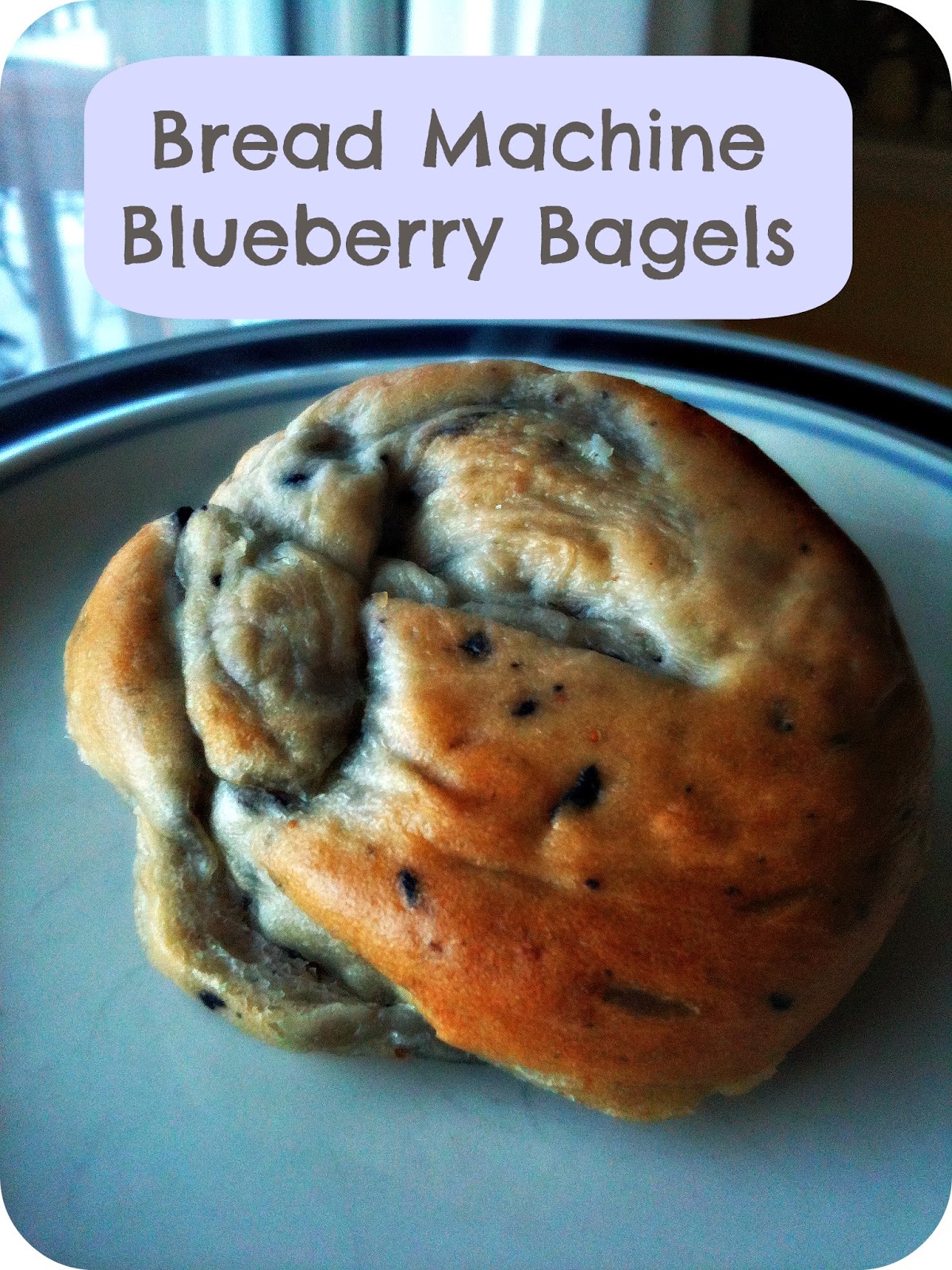 Oma Socks Bread Machine Blueberry Bagels